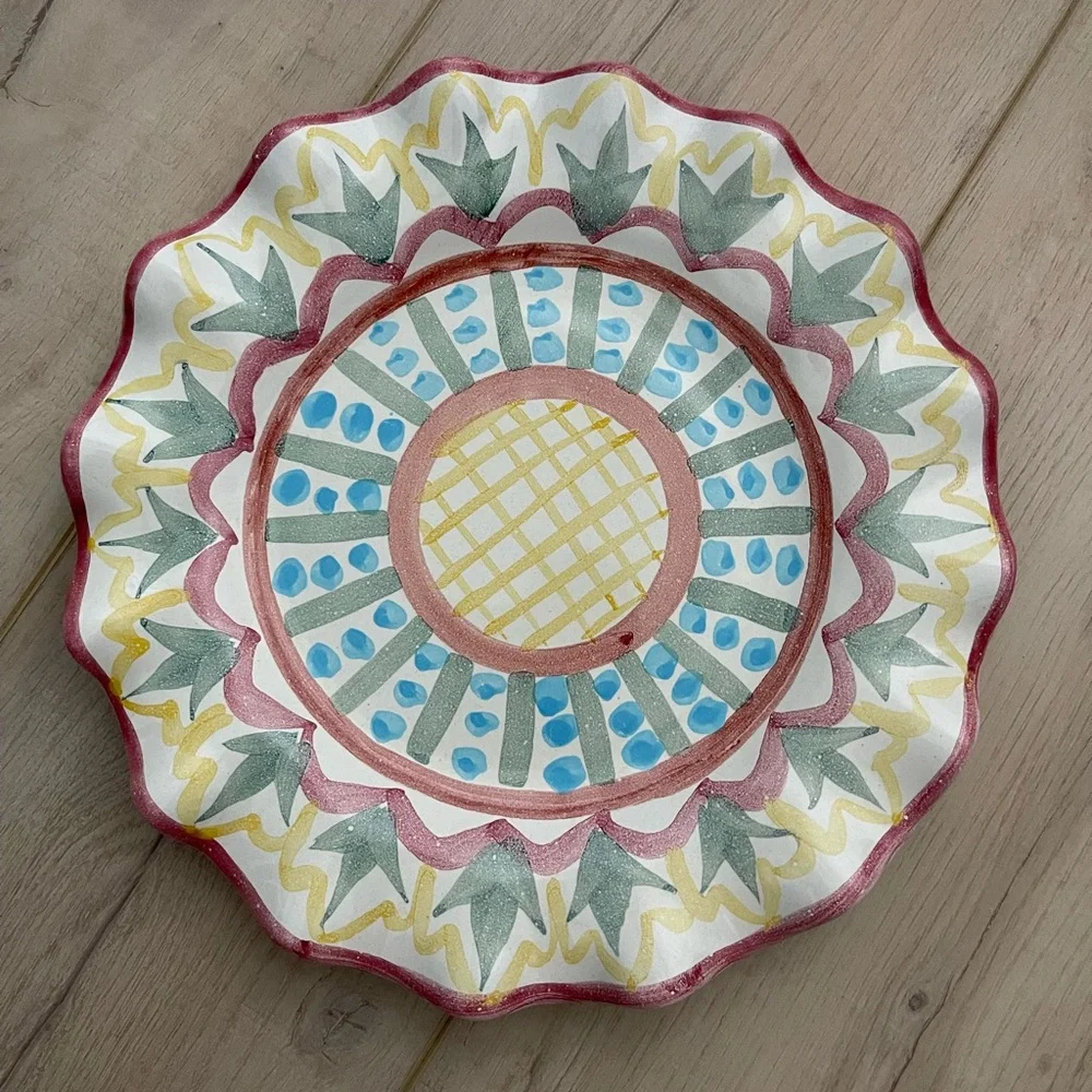 McKenzie Childs 11” serving plate - Picture 1 of 4